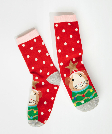 Holiday Hamster Crew Sock