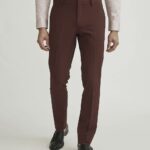 Slim Fit Burgundy Suit Pant | RW&CO.